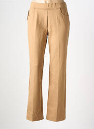 Pantalon drept elasticitate mărime normală bej WALTRON femeie