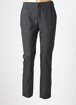 Pantalon chino închidere cu fermoar sub clapetă cu cârlig mărime normală gri MCM femeie