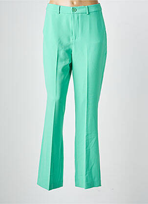 Pantalon chino închidere cu fermoar sub clapetă cu nasturi mărime normală verde ESQUALO femeie