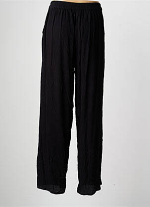 Pantalon drept țesătură crep mărime normală negru L'ATELIER D'ANNA femeie