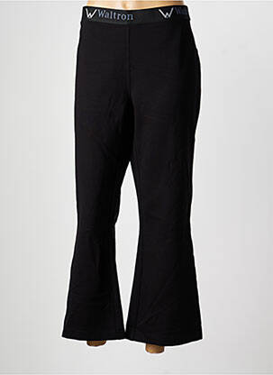 Pantalon evazat elasticitate mărime normală negru WALTRON femeie