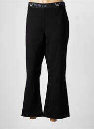 Pantalon evazat elasticitate mărime normală negru WALTRON femeie