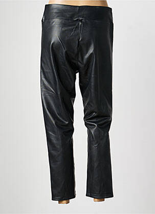 Pantalon 7/8 talie elastică mărime normală negru SEMIOLOGY femeie
