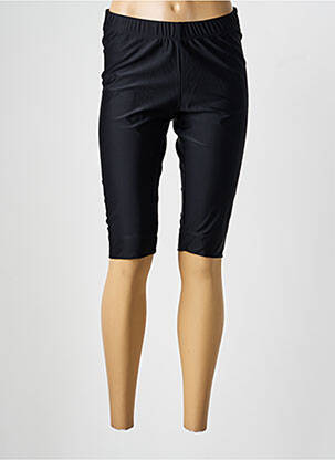 Pantalon de ciclism țesătură jersey mărime normală negru MAT. femeie