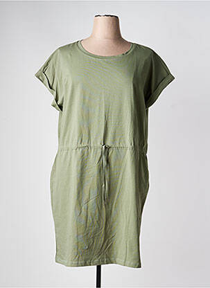 Rochie midi mâneci scurte mâneci scurte verde M.X.O femeie