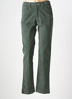 Pantalon slim elasticitate mărime normală verde închis WALTRON femeie