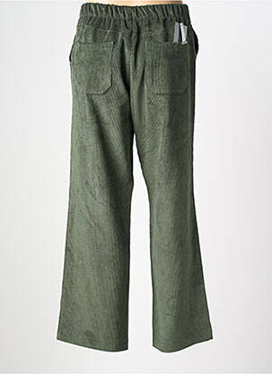 Pantalon drept elasticitate mărime normală verde WALTRON femeie