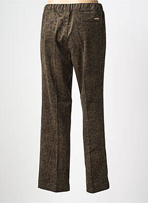 Pantalon drept elasticitate mărime normală verde WALTRON femeie