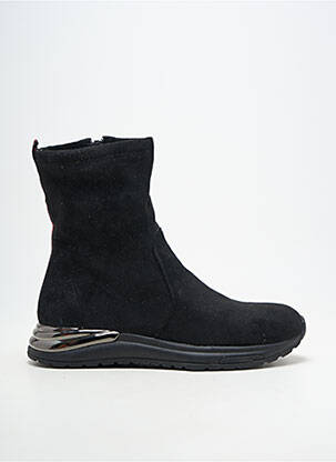 Botine/ghete vârf rotund toc plat până la 3 cm negru EXÉ femeie