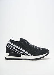 Slip-on-uri vârf rotund toc plat până la 3 cm negru EXÉ femeie