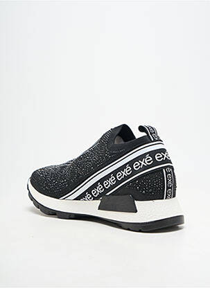 Slip-on-uri vârf rotund toc plat până la 3 cm negru EXÉ femeie