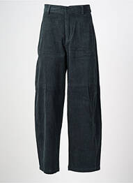 Pantalon drept închidere cu fermoar sub clapetă cu cârlig verde ADORE femeie