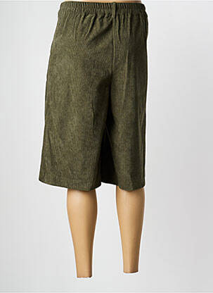 Pantalon trei sferturi croială dreaptă mărime normală verde SCARLET ROOS femeie