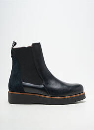 Botine/ghete material neted toc de 4 la 6 cm negru MKD femeie
