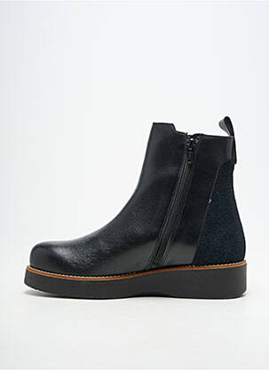 Botine/ghete material neted toc de 4 la 6 cm negru MKD femeie