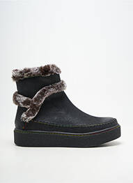 Botine/ghete vârf rotund toc plat până la 3 cm negru LAURA VITA femeie