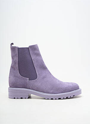 Botine/ghete toc mic toc de 4 la 6 cm violet COCO ET ABRICOT femeie
