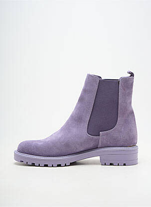 Botine/ghete toc mic toc de 4 la 6 cm violet COCO ET ABRICOT femeie