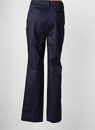 Pantalon chino țesătură poplin mărime normală albastru OLSEN femeie