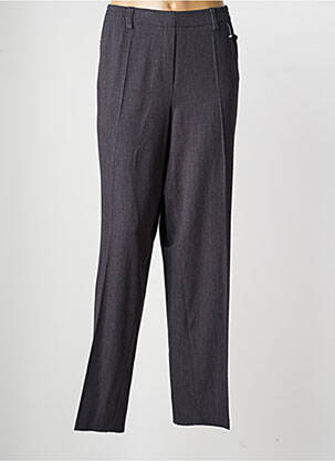 Pantalon drept talie elastică mărime normală gri GERKE MY PANTS femeie