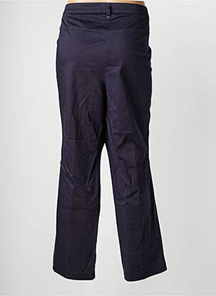 Pantalon drept țesătură poplin mărime normală albastru OLSEN femeie