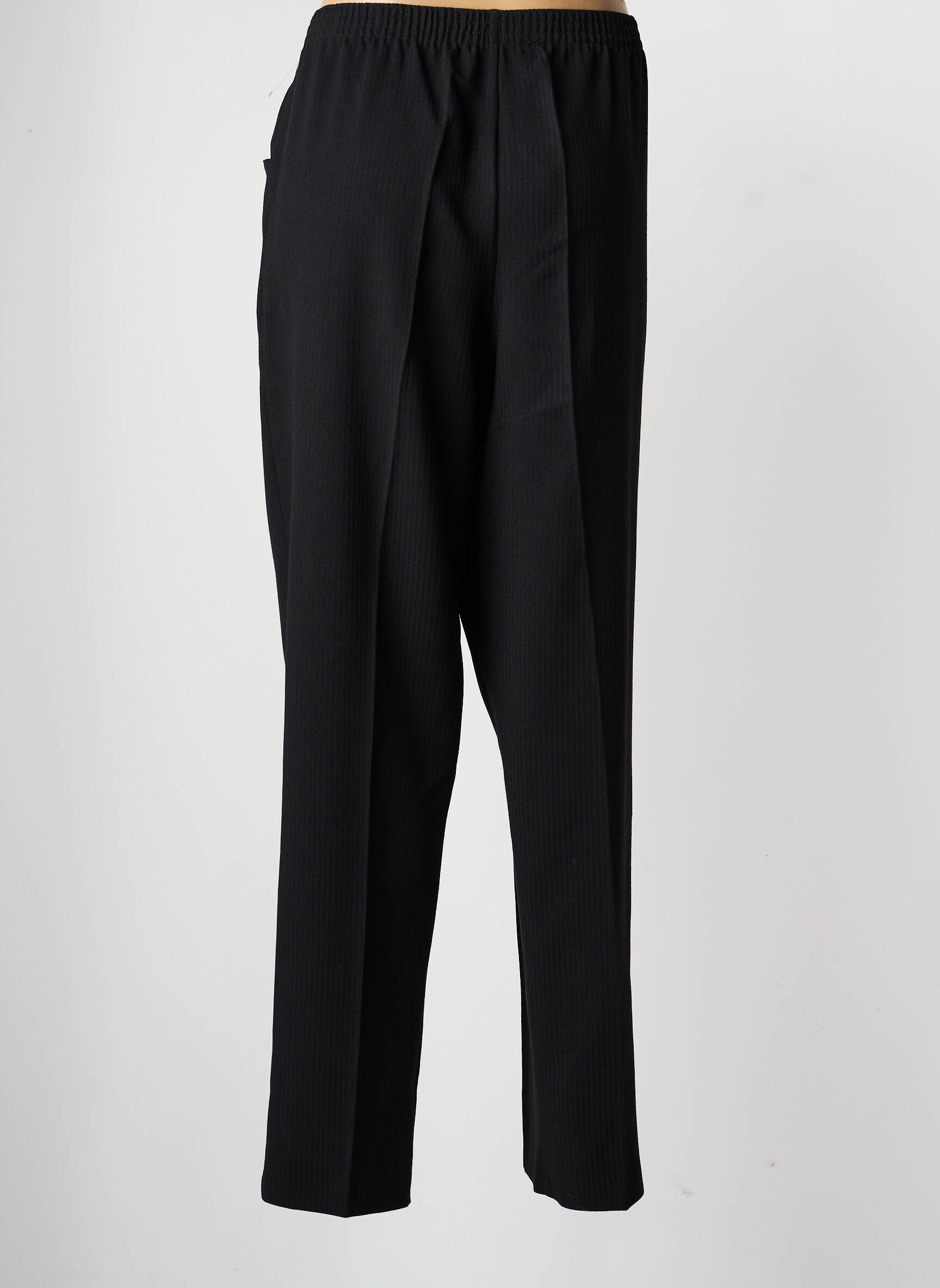 Pantalon slim talie elastică mărime normală negru GRIFFON femeie
