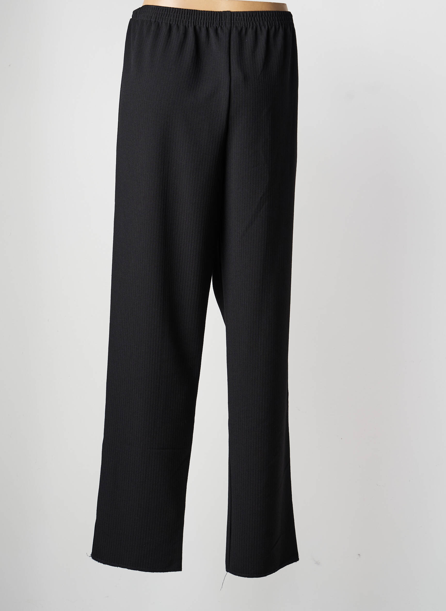 Pantalon drept țesătură crep mărime normală negru GRIFFON femeie