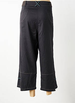 Pantalon trei sferturi talie înaltă talie înaltă negru LEWINGER femeie