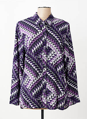 Cămașă croială cambrată mâneci lungi violet OLSEN femeie