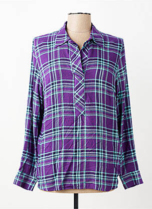 Cămașă croială cambrată mâneci lungi violet OLSEN femeie