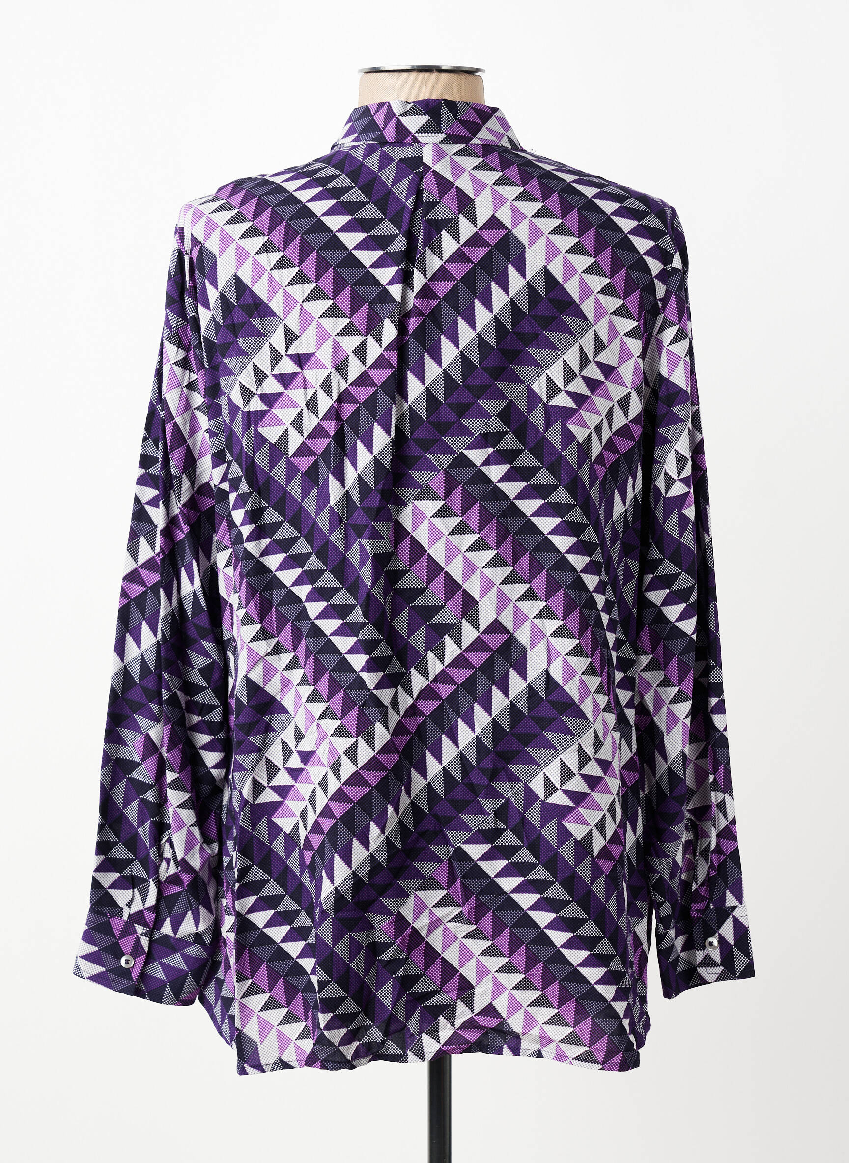 Cămașă croială cambrată mâneci lungi violet OLSEN femeie