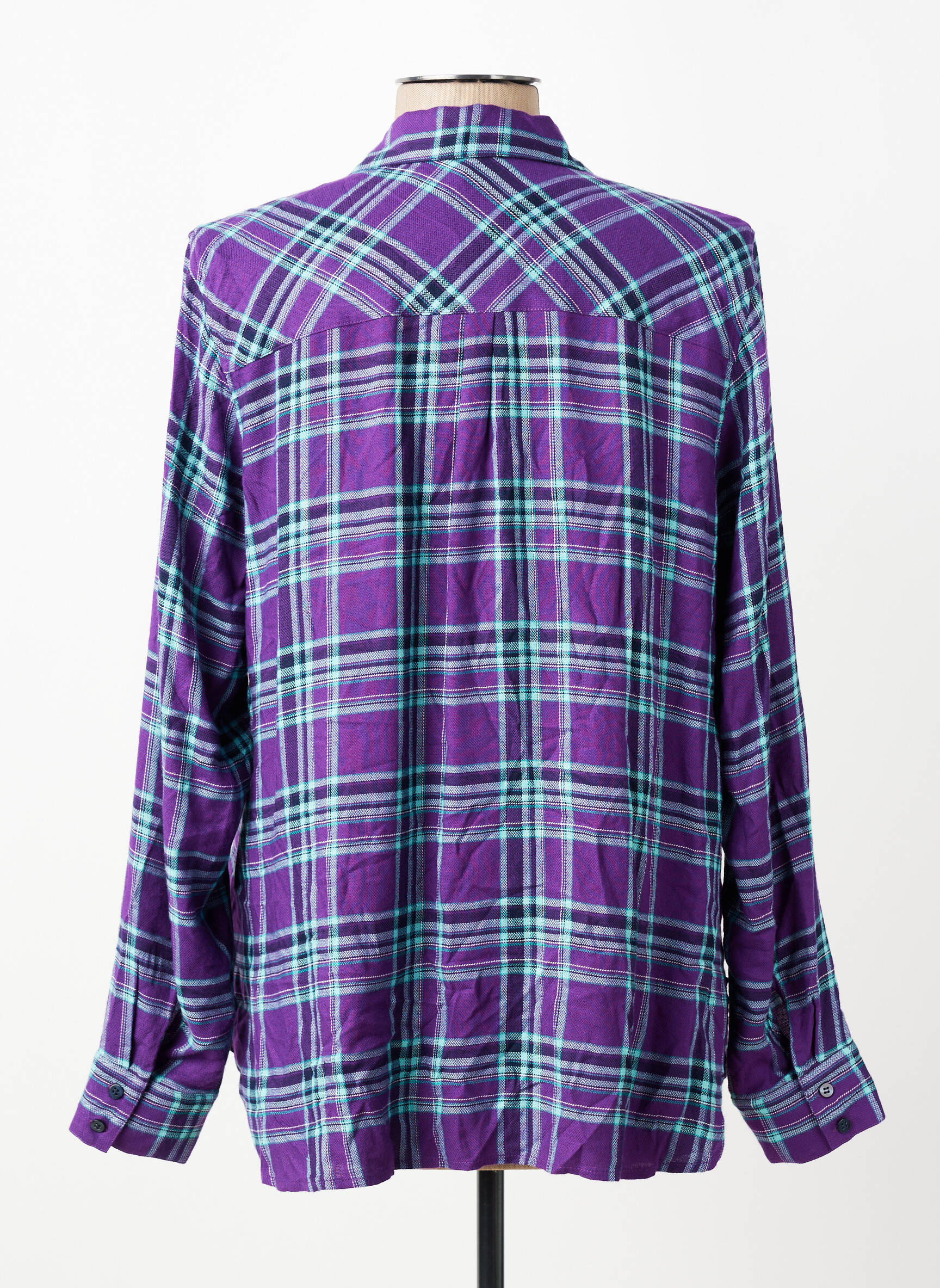 Cămașă croială cambrată mâneci lungi violet OLSEN femeie