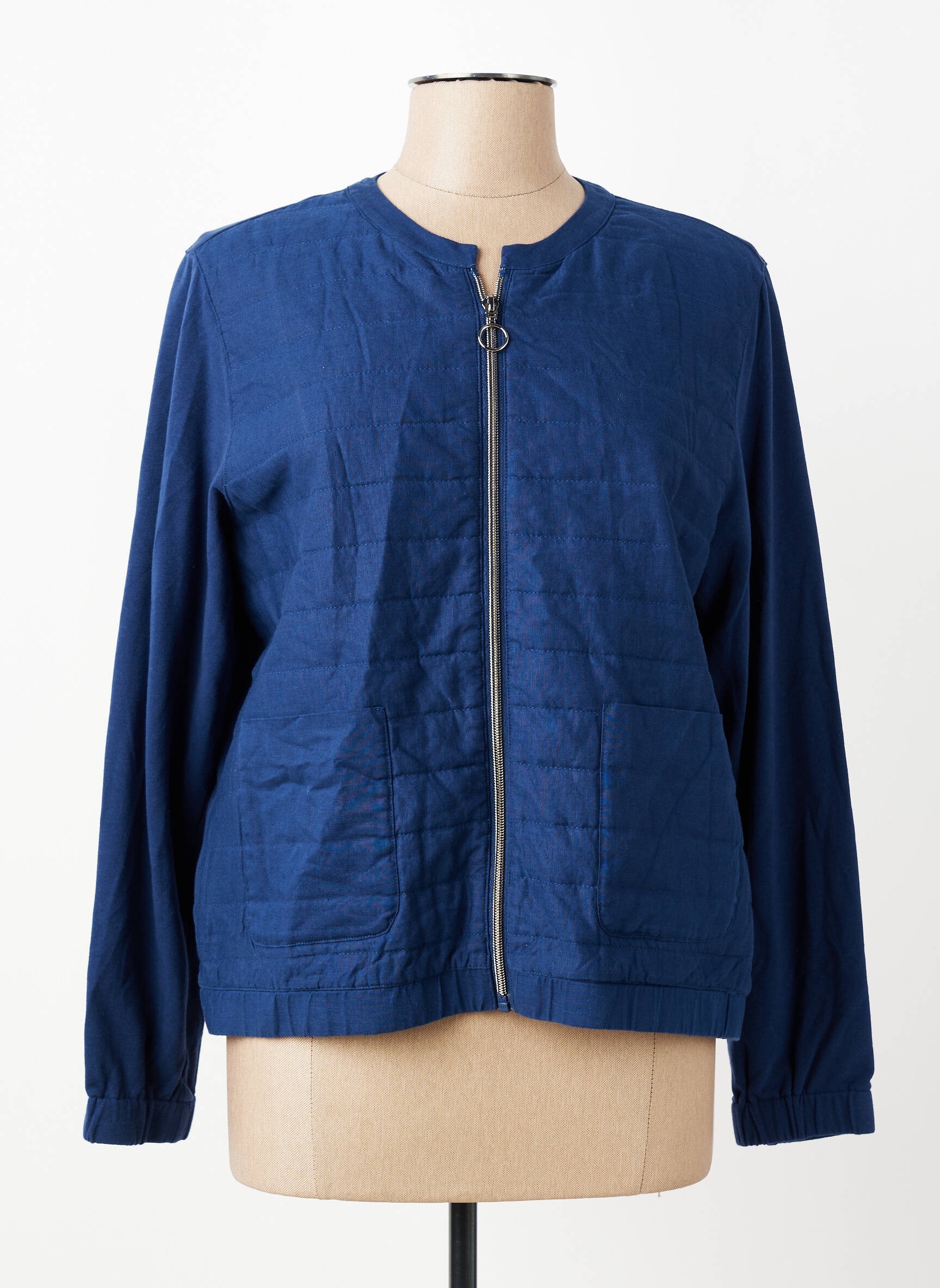 Jachete casual guler rotund albastru OLSEN femeie