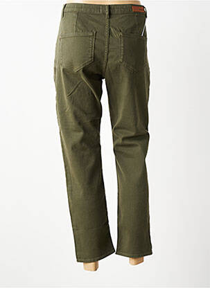 Pantalon slim buzunare verde HAPPY femeie