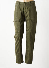 Pantalon cargo buzunare verde HAPPY femeie