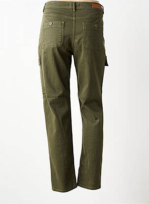 Pantalon cargo subțire verde HAPPY femeie