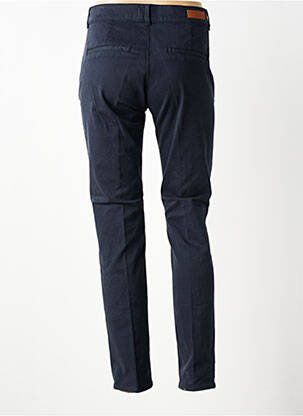 Pantalon slim buzunare albastru HAPPY femeie