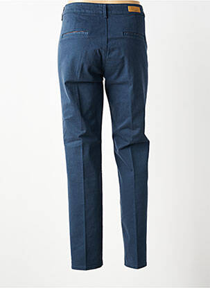 Pantalon slim buzunare albastru HAPPY femeie