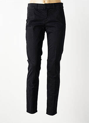 Pantalon slim buzunare negru HAPPY femeie