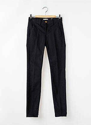 Pantalon slim buzunare negru HAPPY femeie