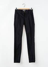 Pantalon slim buzunare negru HAPPY femeie