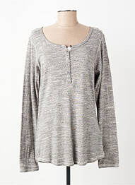 Tricou mâneci lungi mâneci lungi gri SCOTCH & SODA femeie