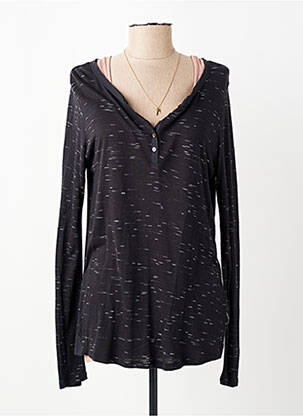 Tricou mâneci lungi mâneci lungi negru MAISON SCOTCH femeie