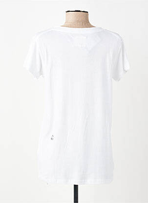 Tricou imprimeu fantezie mâneci scurte alb ELEVEN PARIS femeie