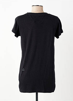 Tricou imprimeu fantezie mâneci scurte negru ELEVEN PARIS femeie
