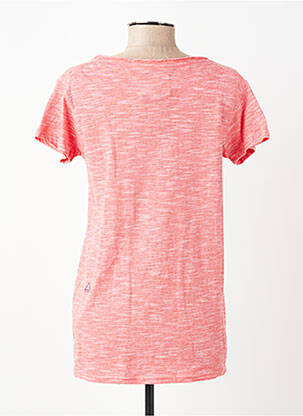Tricou serigrafie mâneci scurte roz ELEVEN PARIS femeie