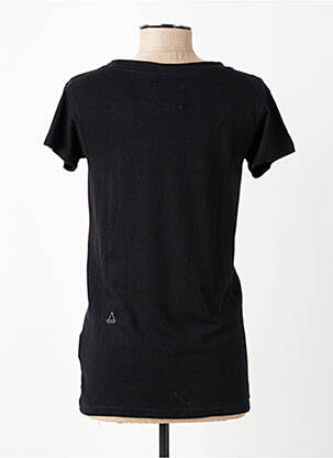 Tricou serigrafie mâneci scurte negru ELEVEN PARIS femeie