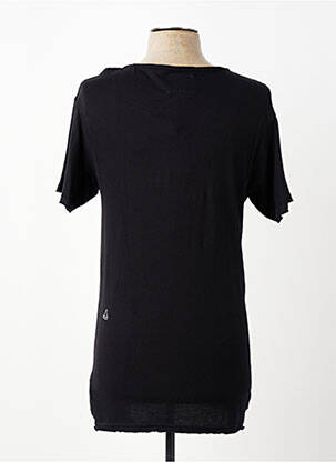 Tricou croială cambrată mâneci scurte negru ELEVEN PARIS bărbat