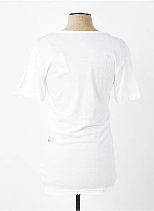 Tricou croială cambrată mâneci scurte alb ELEVEN PARIS bărbat
