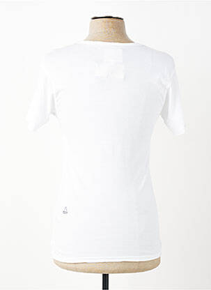 Tricou croială cambrată mâneci scurte alb ELEVEN PARIS bărbat